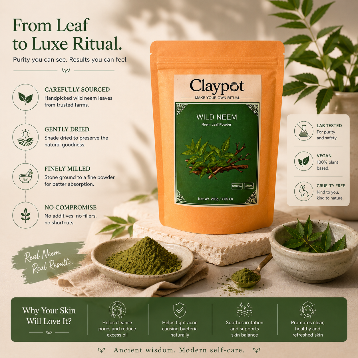 Wild Neem Powder
