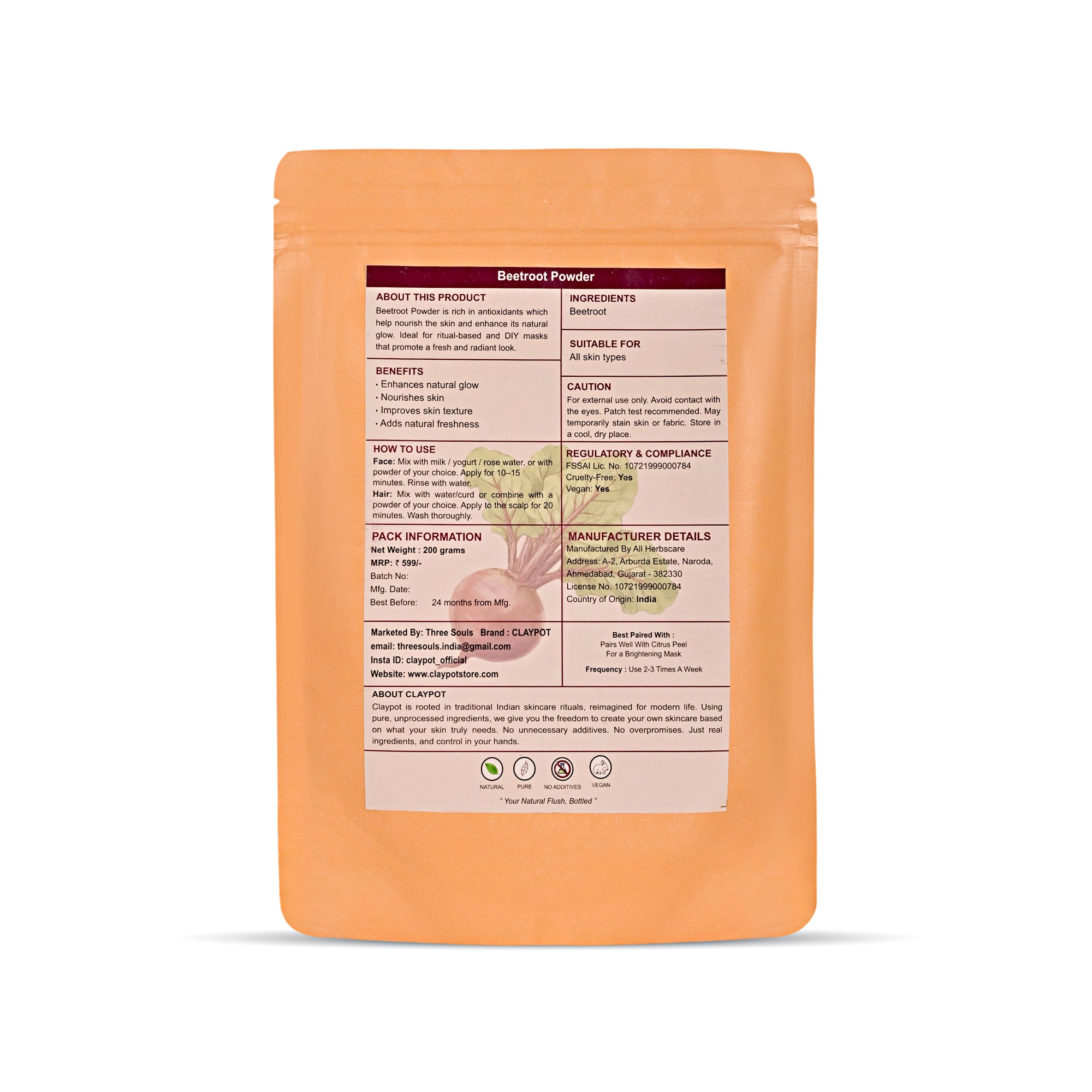 Blush Root Powder