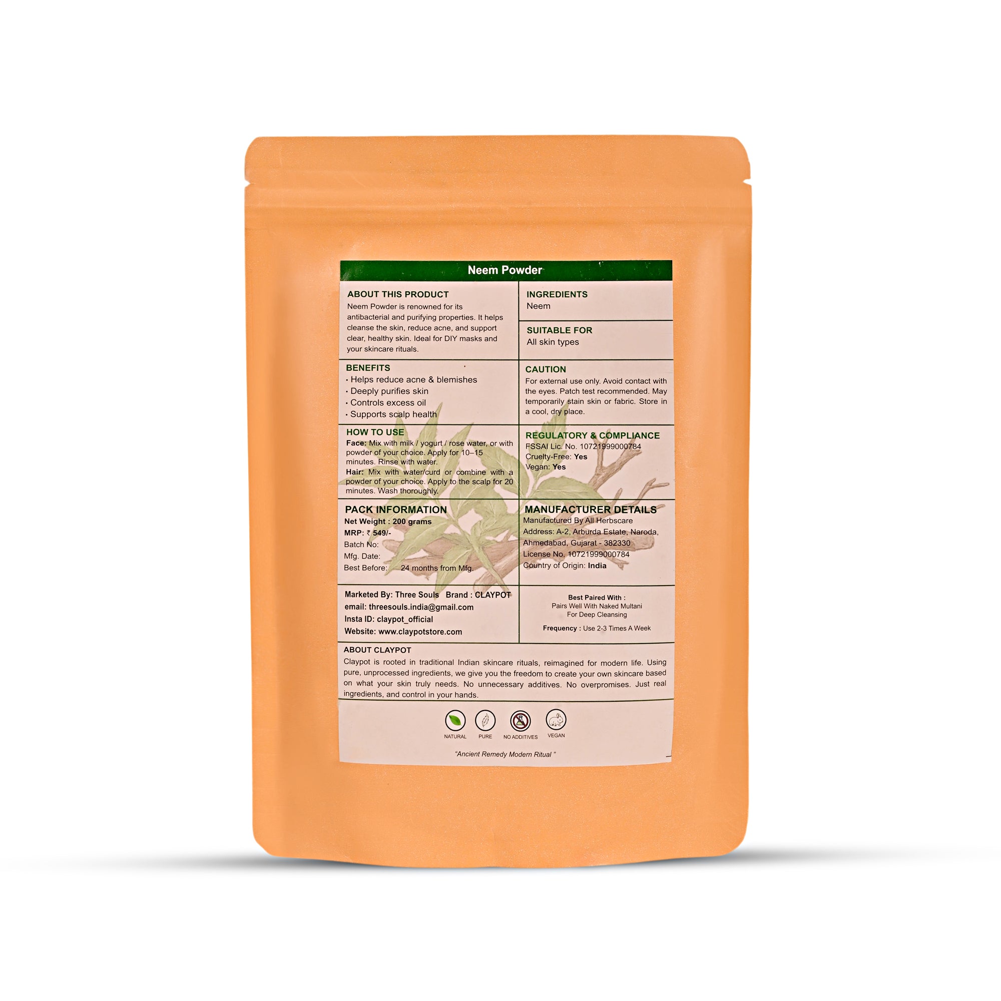 Wild Neem Powder