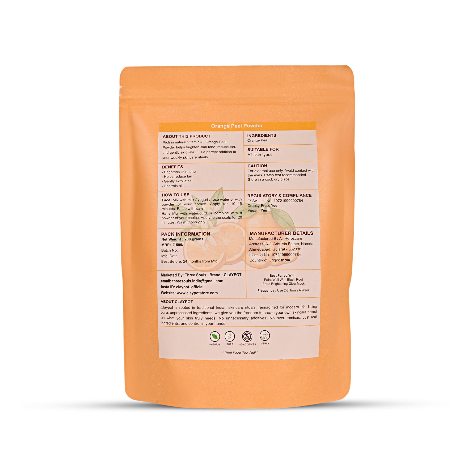 Citrus Peel Powder
